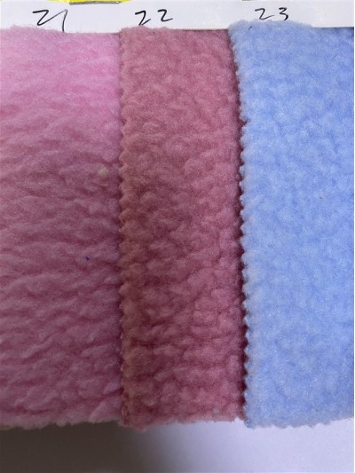 DG-LXF 精品羊羔絨  克重：380g/m²  幅寬：160CM 成份：100%Polyester   細節-8